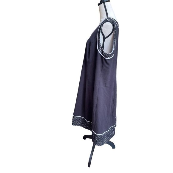 CATHERINES Black White Lined shift Sleeveless Zipper Dress Womens Size 20W - Picture 3 of 6